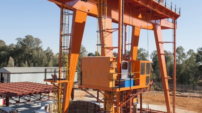 Similar Pre-sink Portal Crane Under Test In South Africa Portal Crane Systems